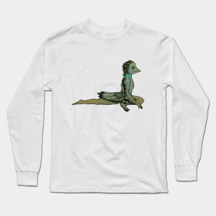 Yoga Card The Pigeon Long Sleeve T-Shirt